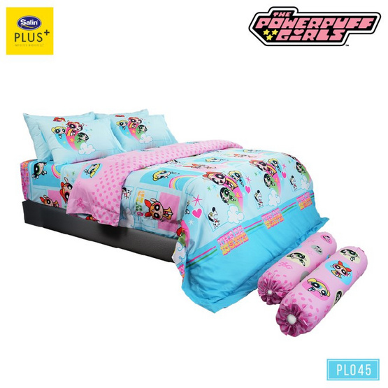 Satin Plus ผ้าปูที่นอนลายการ์ตูนลิขสิทธิ์ ลาย PL045 (ไม่รวมนวม)