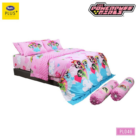 Satin Plus ผ้าปูที่นอนลายการ์ตูนลิขสิทธิ์ ลาย PL046 (ไม่รวมนวม)