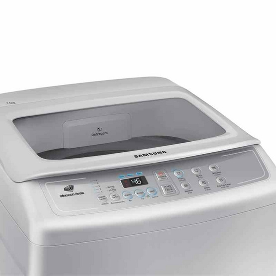 SAMSUNG เครื่องซักผ้าฝาบน 7.5 กิโลกรัม รุ่น WA75H4000SG/ST