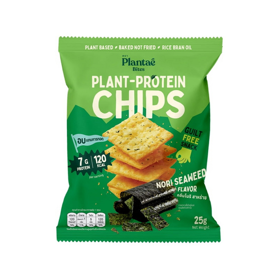 แพลนเต้ ไบทส์กลิ่นโนริสาหร่าย 25 กรัม (แพ็ก 6 ชิ้น)