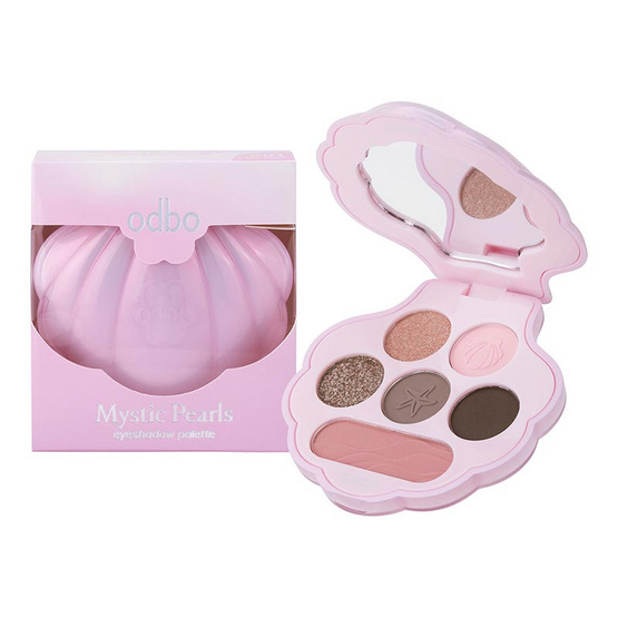 Odbo พาเลตต์อายแชโดว์ Mystic Pearls Eyeshadow Palette 5 กรัม