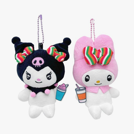 พวงกุญแจตุ๊กตาแม่เหล็ก My Melody & Kuromi