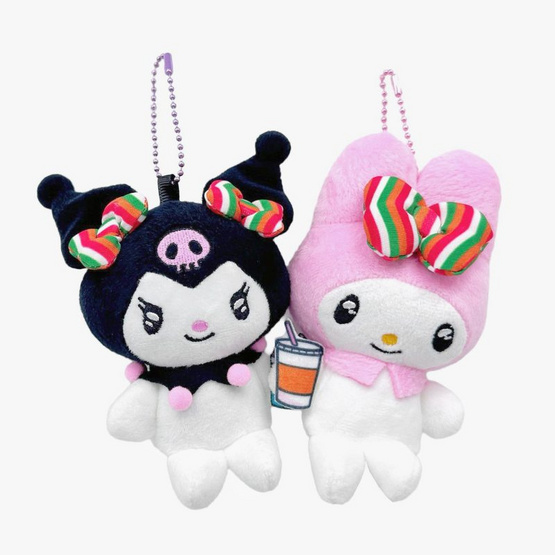 พวงกุญแจตุ๊กตาแม่เหล็ก My Melody & Kuromi