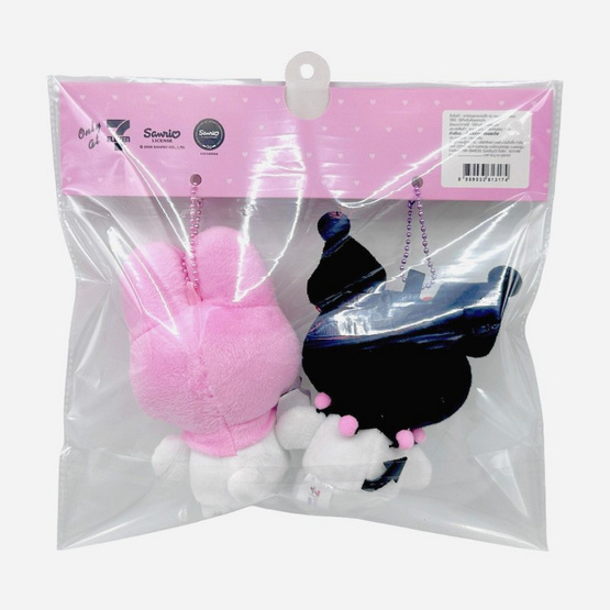 พวงกุญแจตุ๊กตาแม่เหล็ก My Melody & Kuromi