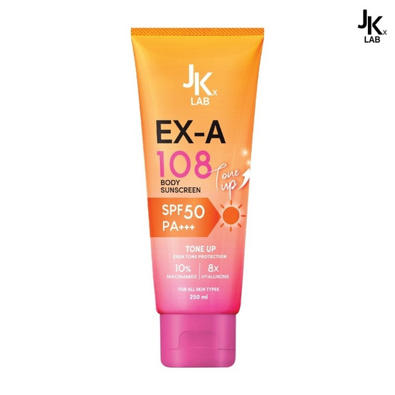 JKxLab โลชั่นกันแดด Ex-a 108 Tone Up Body Sunscreen 250 ml.