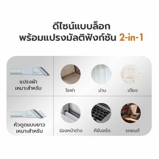Gaabor เครื่องดูดฝุ่น ดูดแรง18,000Pa รุ่น CW-18M02A