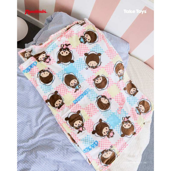 ผ้าห่ม Monchhichi Sweet Pastel Bebichhichi