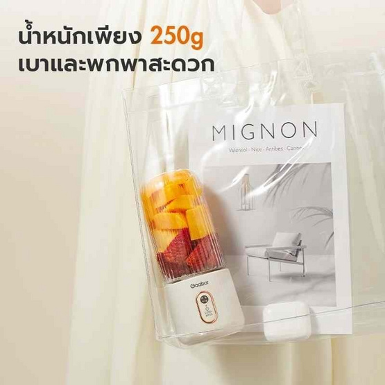 Gaabor แก้วปั่นพกพา USB 2 ใบมีด 350มล. รุ่น FP03T-WH01A
