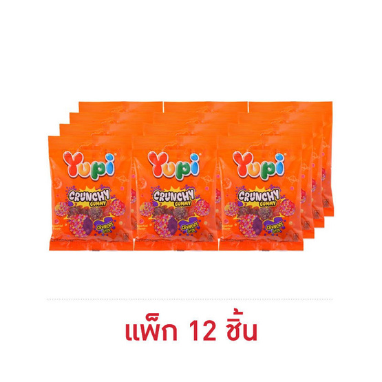 ยูปี้ กัมมี่ครั้นชี่กลิ่นผลไม้ 72 กรัม (แพ็ก 12 ชิ้น)