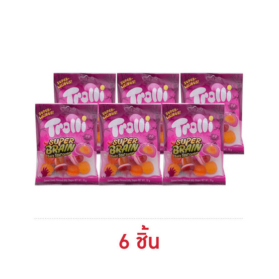 ทรอลลี่ เยลลี่ซูเปอร์เบรนกลิ่นผลไม้ 70 กรัม