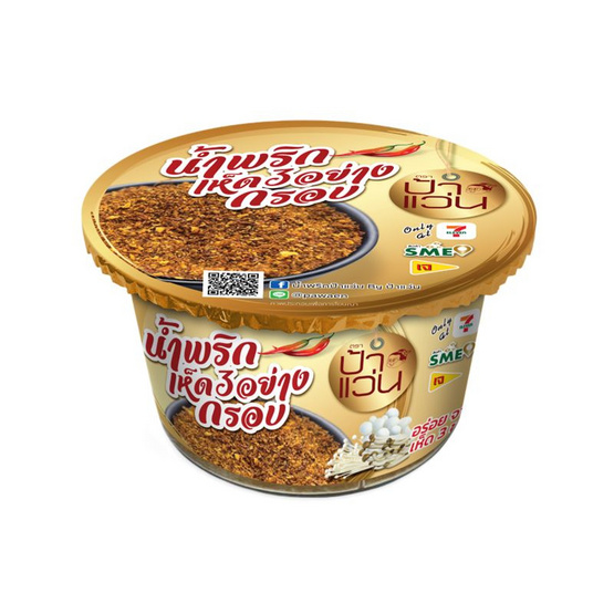 ป้าแว่น น้ำพริกเห็ด 3อย่างกรอบ 30 กรัม (แพ็ก 6 ชิ้น)