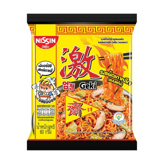 นิสชินเจซองพรีเมี่ยม รสเผ็ดเกาหลีเจ 60 กรัม (แพ็ก 5 ซอง)