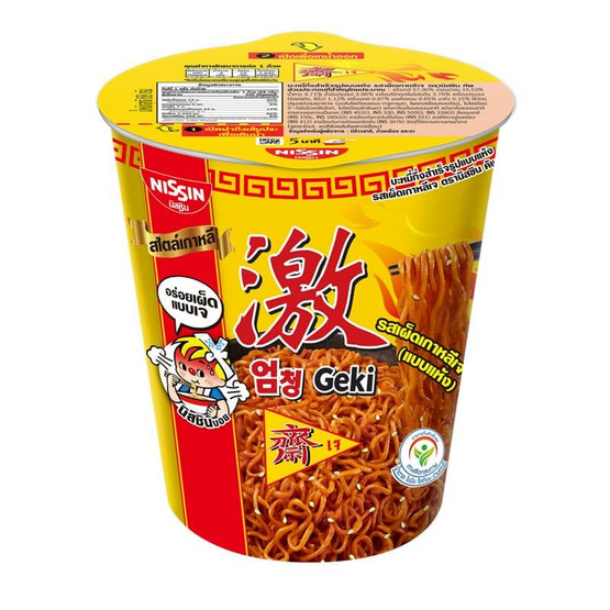 นิสชินเจคัพพรีเมี่ยม รสเผ็ดเกาหลีเจ 68 กรัม (แพ็ก 6 ถ้วย)