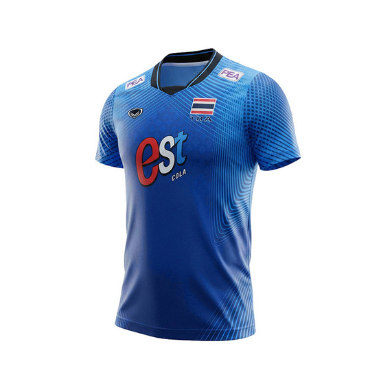 เสื้อวอลเลย์บอลทีมชาติชายแขนสั้น น้ำเงิน 2026