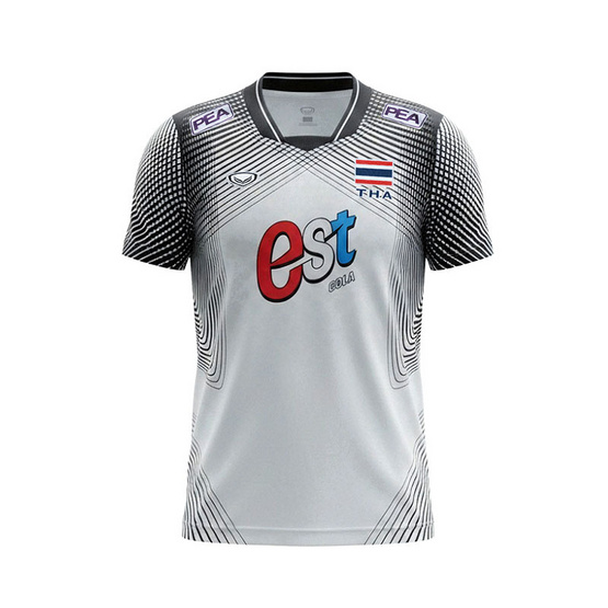 เสื้อวอลเลย์บอลทีมชาติชายแขนสั้น ขาว 2026