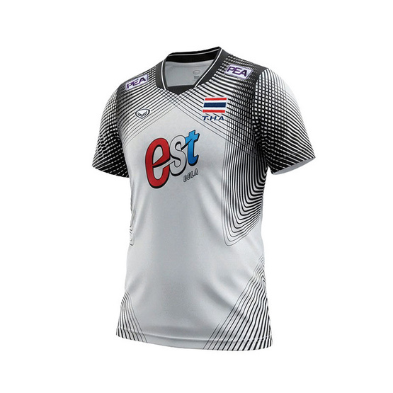 เสื้อวอลเลย์บอลทีมชาติชายแขนสั้น ขาว 2026