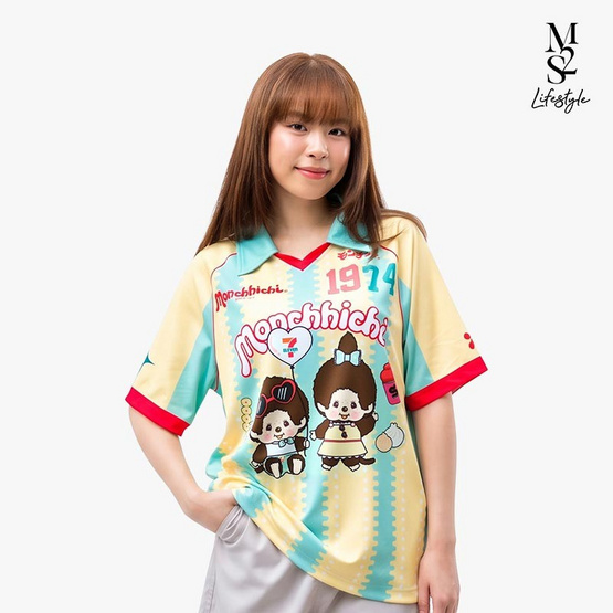 M2S Lifestyle เสื้อ Jersey Monchhichi สี Two Tone Pastel