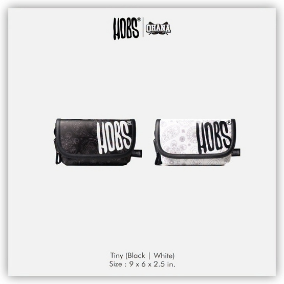 กระเป๋า Hobs x OHANA limited พร้อมกล่อง+การ์ด ขนาด 9นิ้วสะพายข้าง