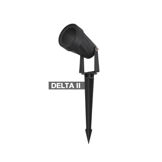HI-TEK  โคมไฟปักดินสำหรับหลอด GU5.3 รุ่นเดลต้า II พร้อมหลอด