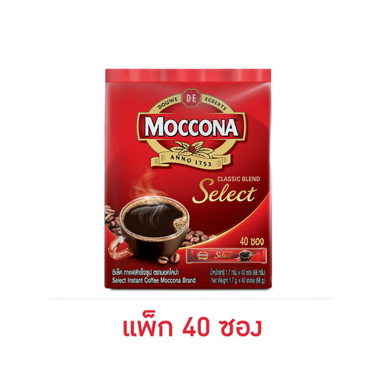 มอคโคน่าซีเล็ค กาแฟสำเร็จรูป 68 กรัม (แพ็ก 40 ซอง)