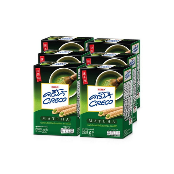 ครีโก้ เวเฟอร์รสมัทฉะ 49 กรัม (แพ็ก 6 ชิ้น)