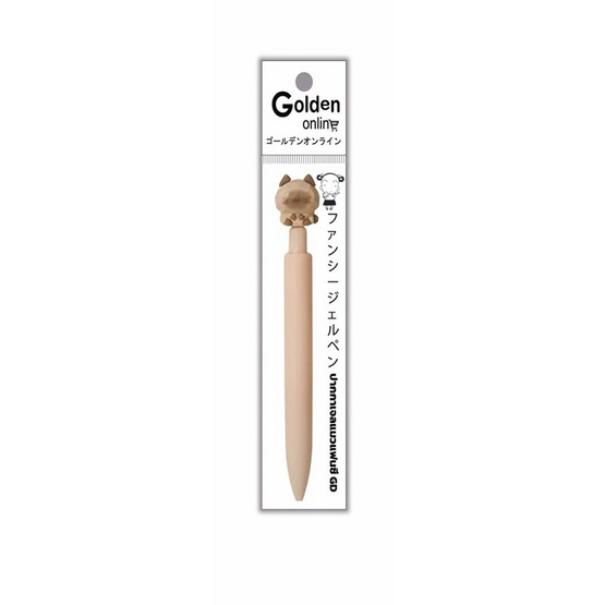 Golden ปากกาเจลแมวแฟนซี 0.5 มม.คละลาย (แพ็ก 3 ด้าม)