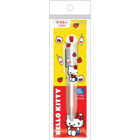 CODE:D ปากกาเจลมินิฮาร์ท 0.5 Sanrio คละลาย (แพ็ก 4 ด้าม)