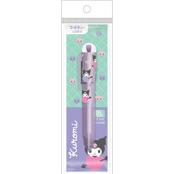 CODE:D ปากกาเจลมินิฮาร์ท 0.5 Sanrio คละลาย (แพ็ก 4 ด้าม)