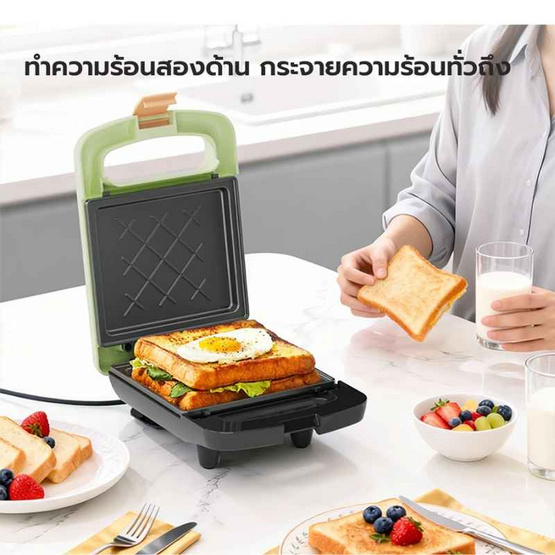 Gaabor ชุดสุดคุ้ม หม้อไฟฟ้าเอนกประสงค์ รุ่น EC-30T01A + เครื่องทำแซนวิซ EH-M02A