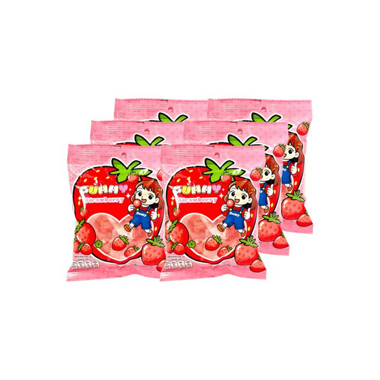 เดมี่ กัมมี่รสสตรอเบอร์รี่ 40 กรัม (กล่อง 6 ชิ้น)
