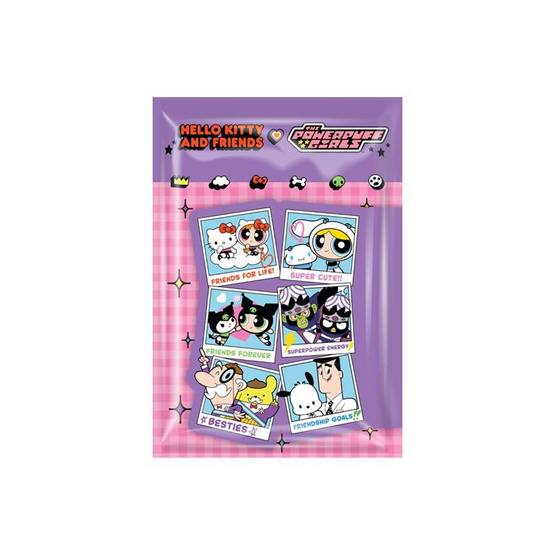 CODE:D สมุดปกปีก Powerpuff Girls x Sanrio คละลาย (แพ็ก 4 เล่ม)