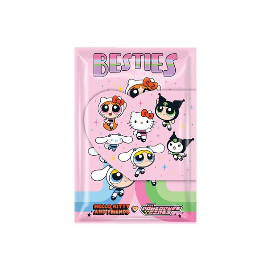 CODE:D สมุดปกปีก Powerpuff Girls x Sanrio คละลาย (แพ็ก 4 เล่ม)