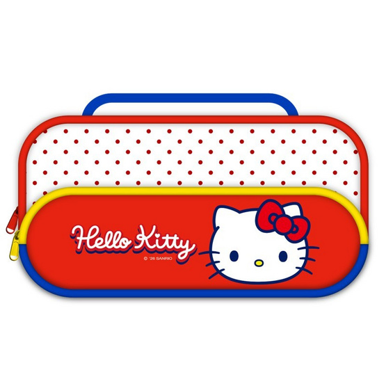 CODE:D กระเป๋าดินสอหูหิ้ว Sanrio - Hello Kitty