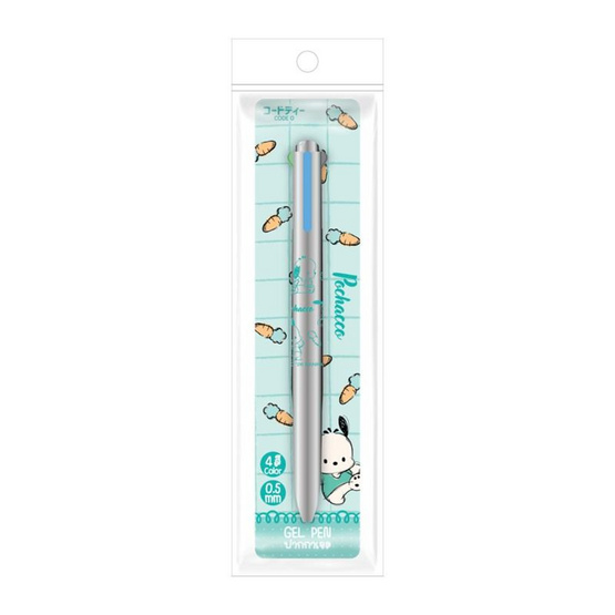 CODE:D ปากกาเจล 4in1 Sanrio Ver.2 0.5 มม. คละลาย (แพ็ก 3 ด้าม)