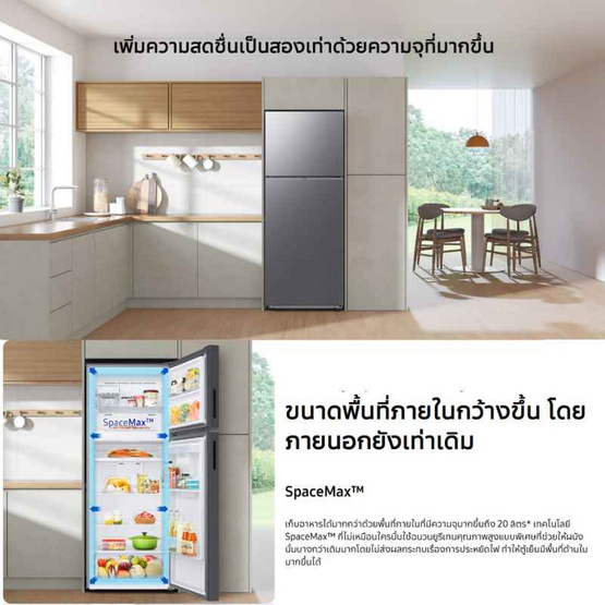 Samsung ตู้เย็น 2 ประตู 10.8 คิว รุ่น RT31CG5020S9ST