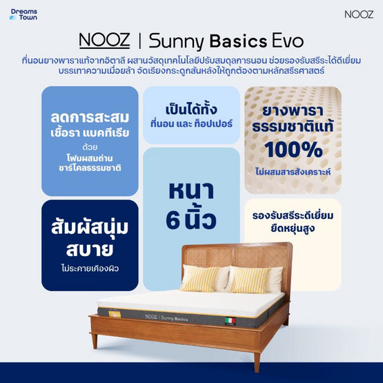 Nooz Sunny Basics Evo Mattress