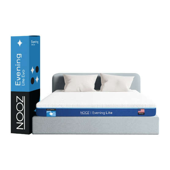 Nooz Evening Lite Evo ที่นอนเมมโมรีโฟมคูลผสานโฟมชาร์โคล