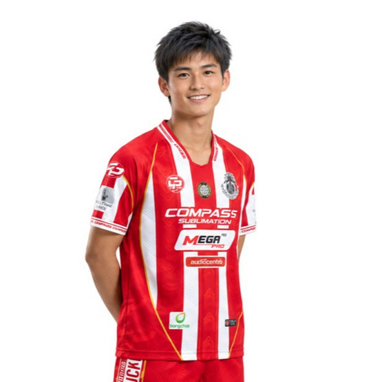 เสื้อฟุตบอลหมอนทองวิทยา เบอร์ 6 สีแดง