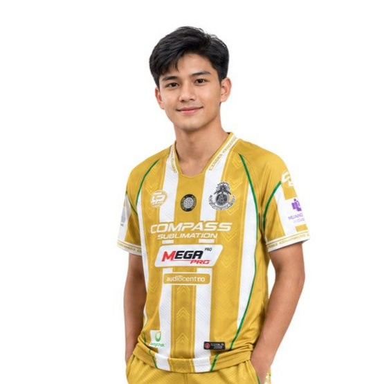 เสื้อฟุตบอลหมอนทองวิทยา สีทอง