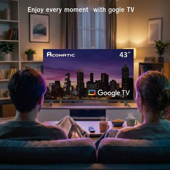 Aconatic LED Google TV 43 นิ้ว  รุ่น 43HS701AN