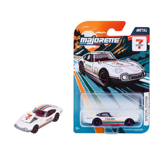 Majorette 7-Eleven Car Taiwan รุ่น Toyota 2000GT Special Edition