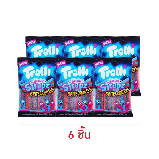 ทรอลลี่ เยลลี่ซาวร์สแตร็ปซ์บริตครอลเลอร์ 70 กรัม