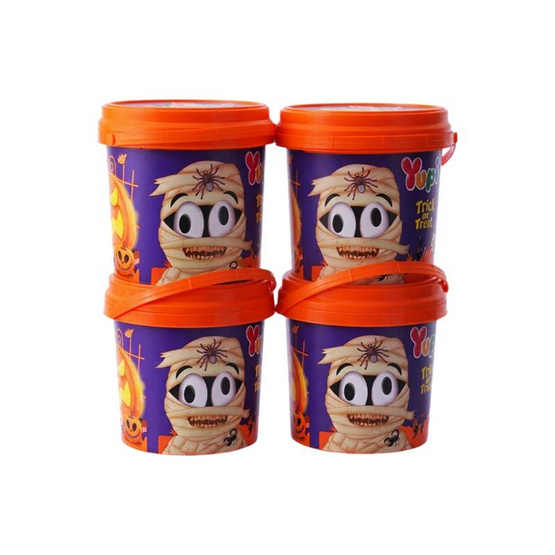 ยูปี้ กัมมี่ทริกออร์ทรีตแบบถัง 84 กรัม (แพ็ก 4 ชิ้น)