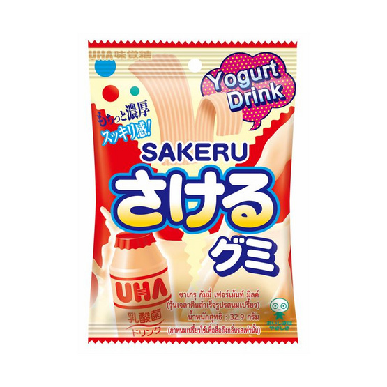 ซาเกรุ กัมมี่รสนมเปรี้ยวซองสั้น 32.9 กรัม (กล่อง 5 ชิ้น)