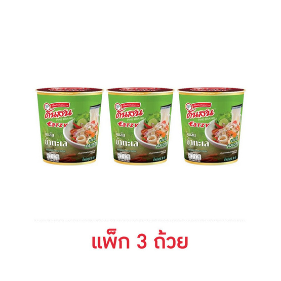 ต้นสน วุ้นเส้นกึ่งสำเร็จรูปแบบคัพ รสยำทะเล 31 กรัม (แพ็ก 3 ถ้วย)
