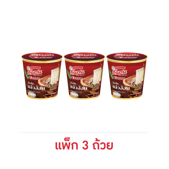 ต้นสน วุ้นเส้นกึ่งสำเร็จรูปแบบคัพ รสแจ่วฮ้อน 36 กรัม (แพ็ก 3 ถ้วย)