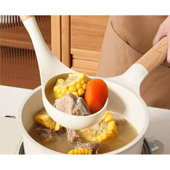 TINTIN หม้อเทฟล่อน B00025 18 CM แถมฟรี กระบวย