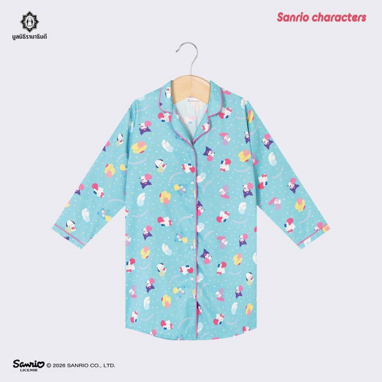 ชุดนอนเดรสกระโปรง Sanrio Characters