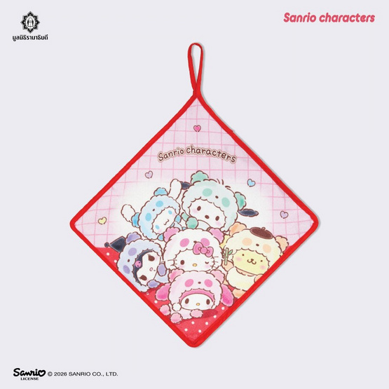 ผ้าเช็ดมือ Sanrio Characters แพ็ก 2 ชิ้น