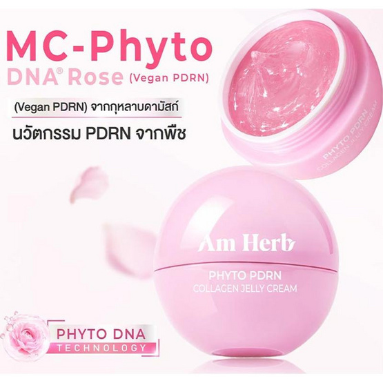 Am Herb ครีมบำรุงผิวหน้า Phyto PDRN Collagen Jelly Cream 30กรัม